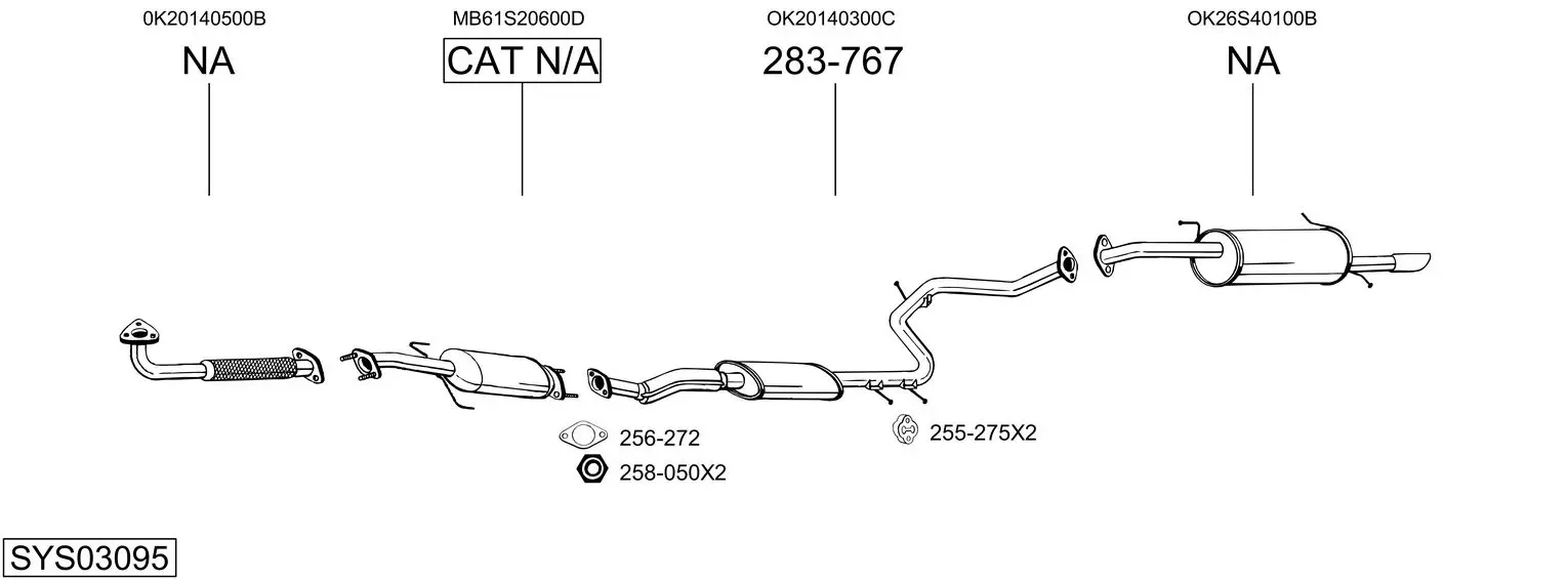 Изпускателна система BOSAL               
