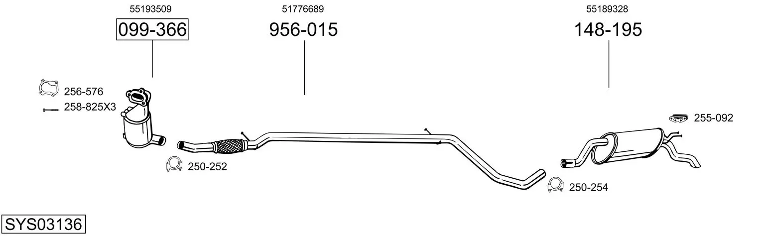 Изпускателна система BOSAL               