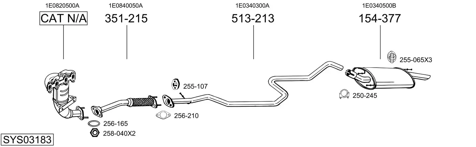Изпускателна система BOSAL               