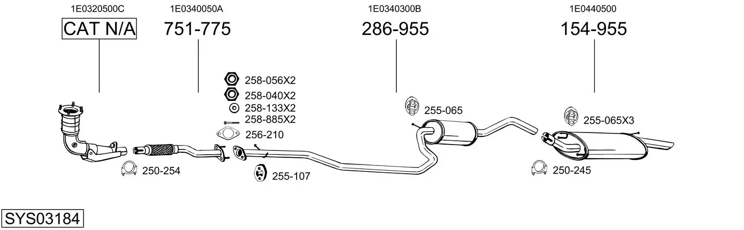 Изпускателна система BOSAL               