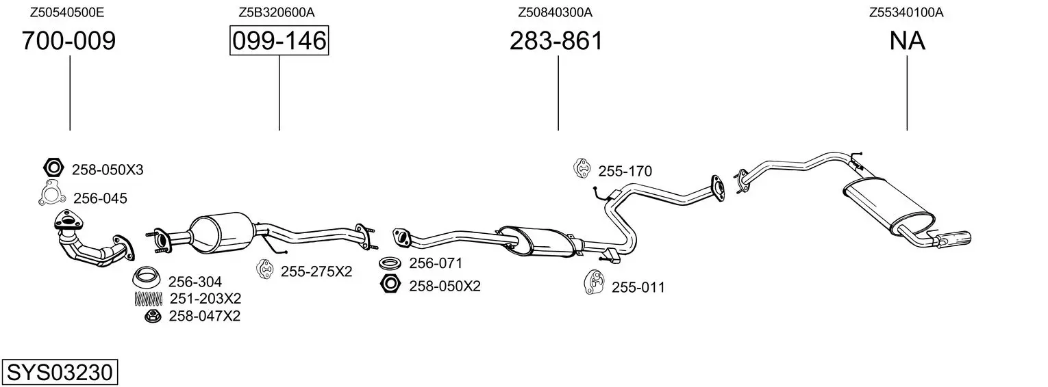 Изпускателна система BOSAL               