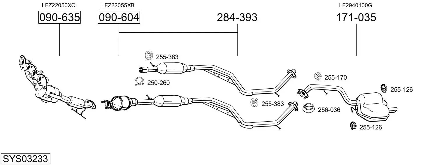 Изпускателна система BOSAL               