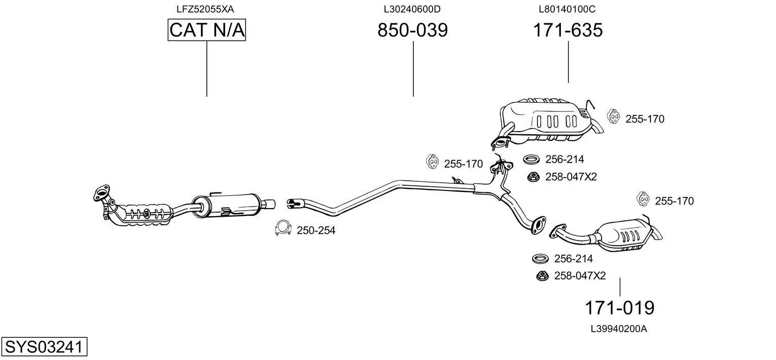 Изпускателна система BOSAL               