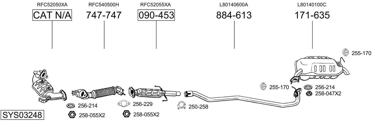 Изпускателна система BOSAL               