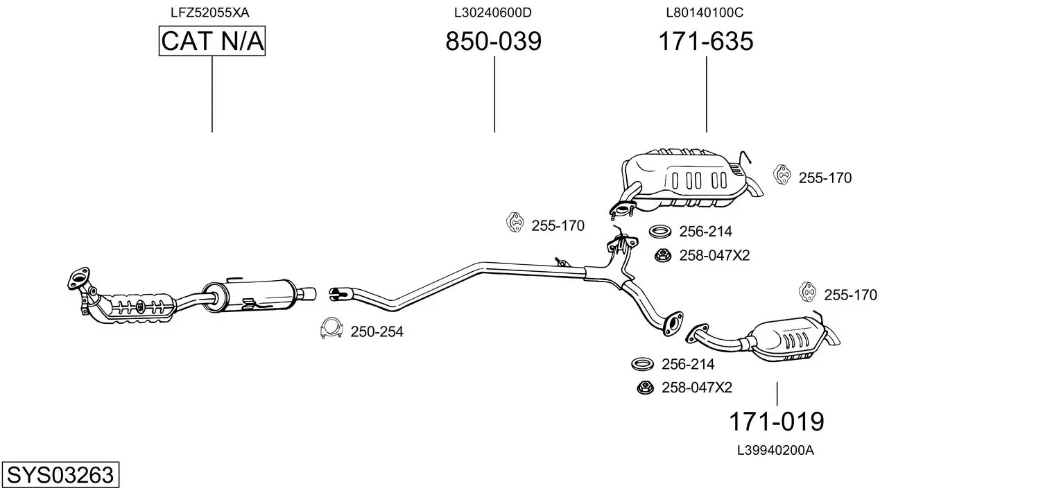 Изпускателна система BOSAL               