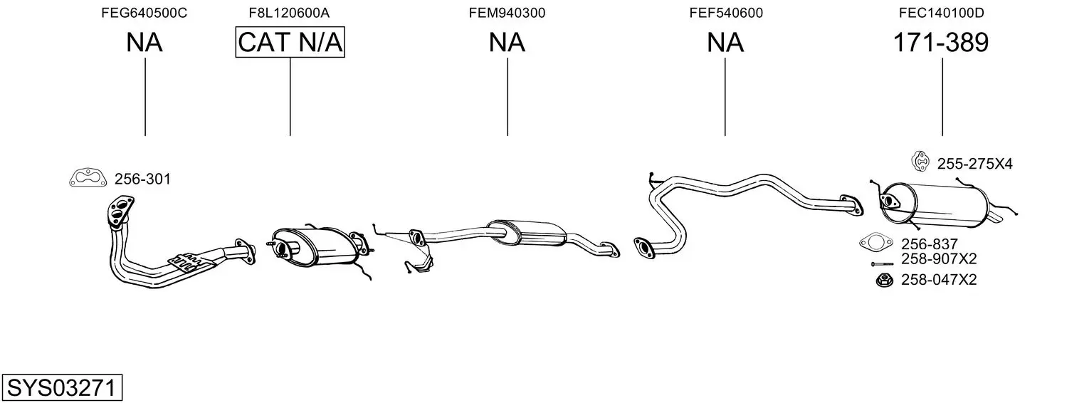 Изпускателна система BOSAL               