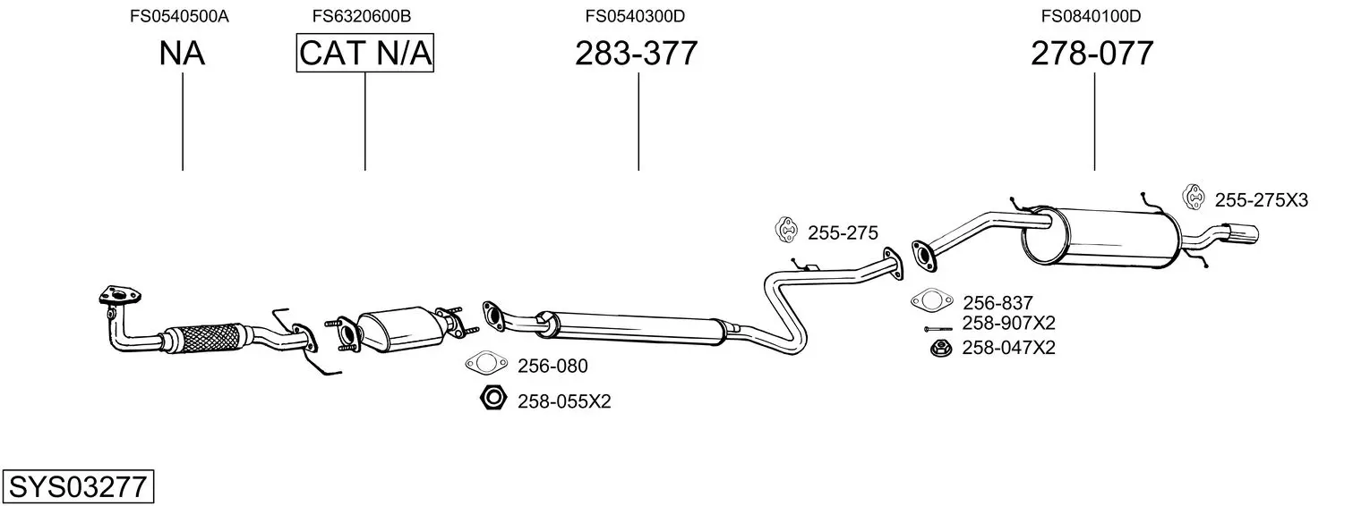 Изпускателна система BOSAL               