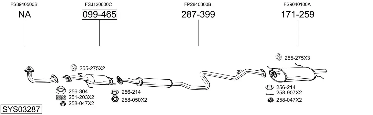 Изпускателна система BOSAL               