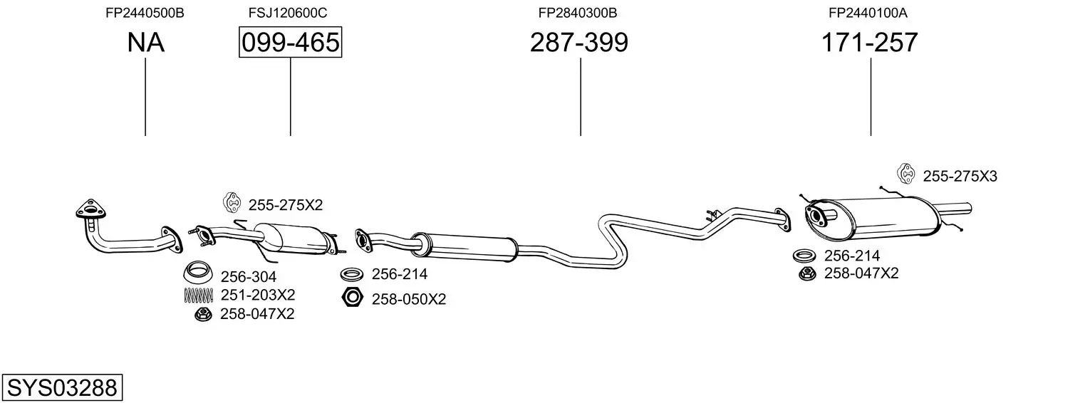 Изпускателна система BOSAL               