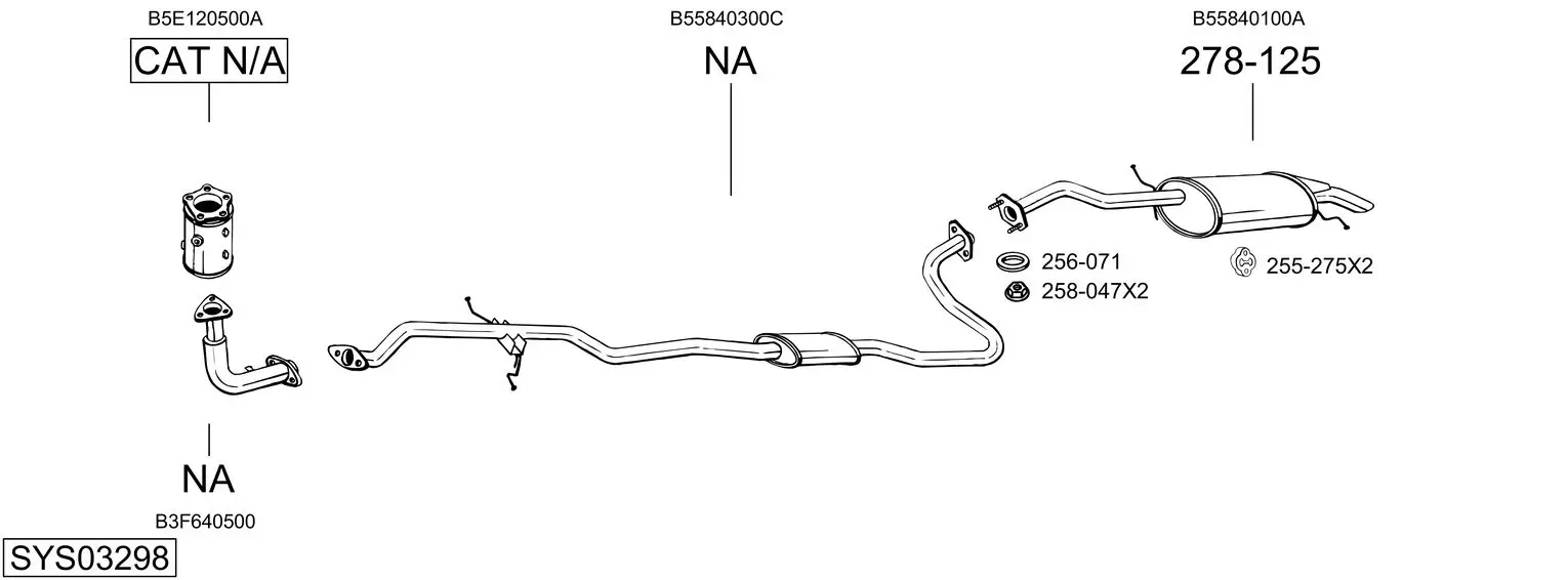 Изпускателна система BOSAL               