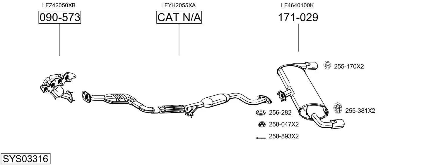 Изпускателна система BOSAL               
