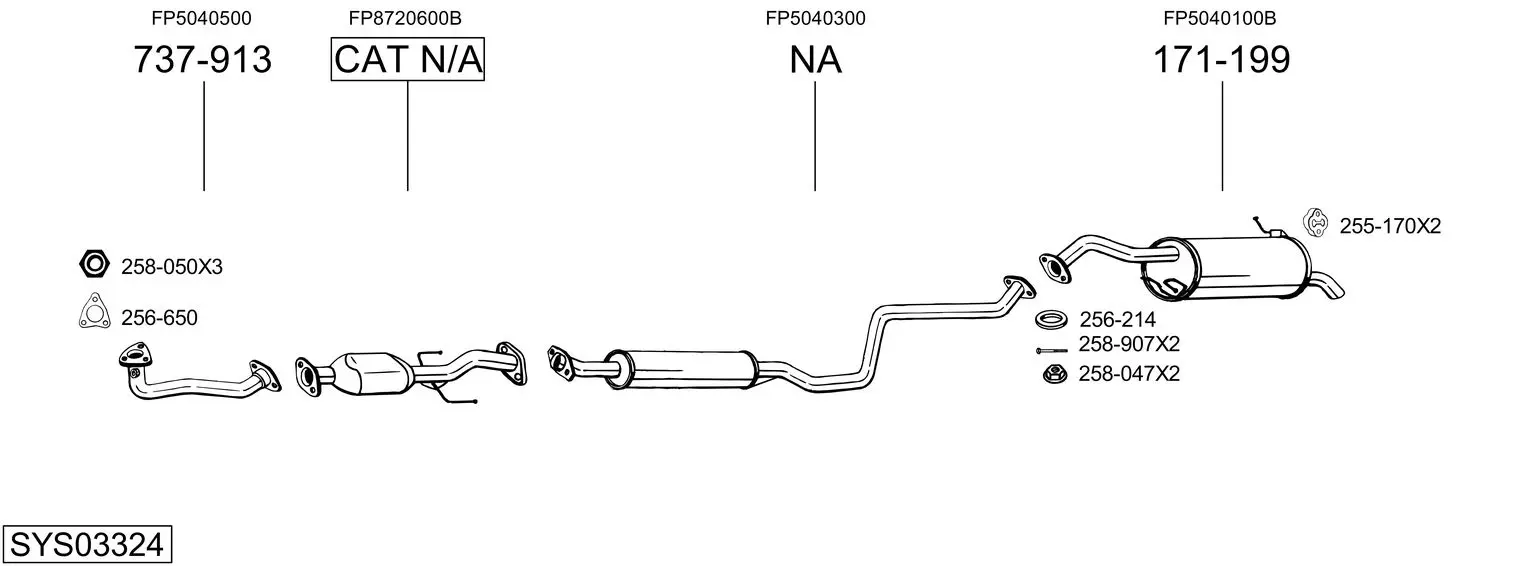 Изпускателна система BOSAL               
