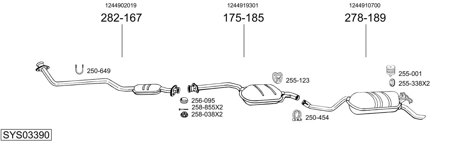 Изпускателна система BOSAL               
