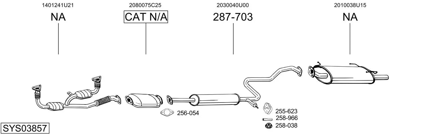 Изпускателна система BOSAL               