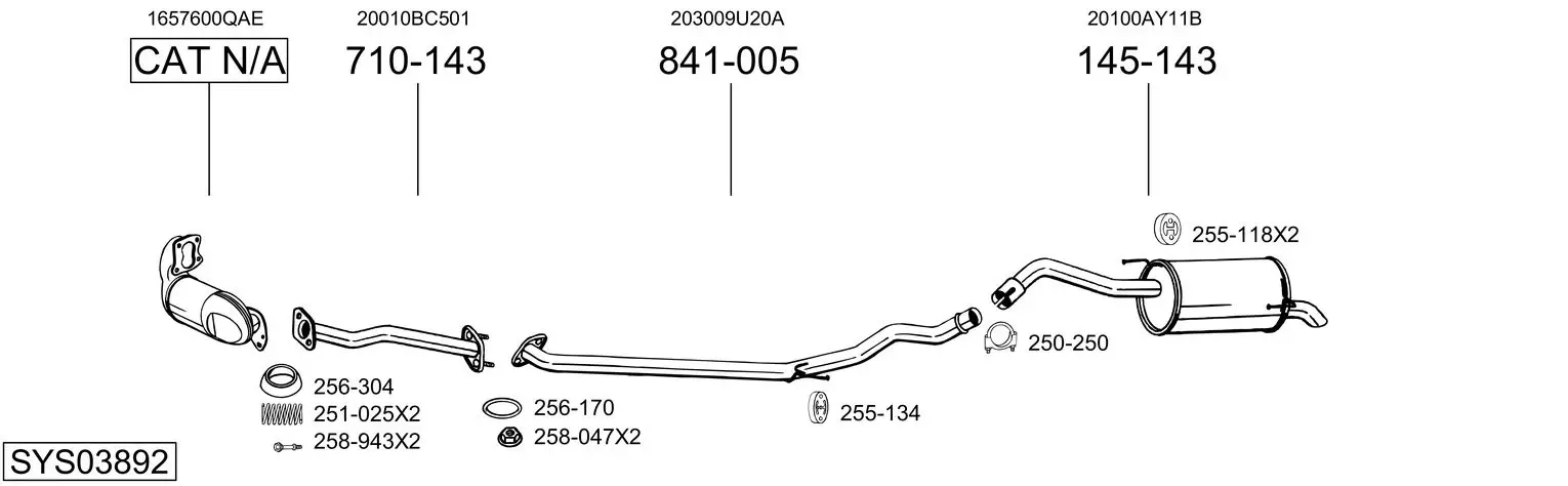Изпускателна система BOSAL               