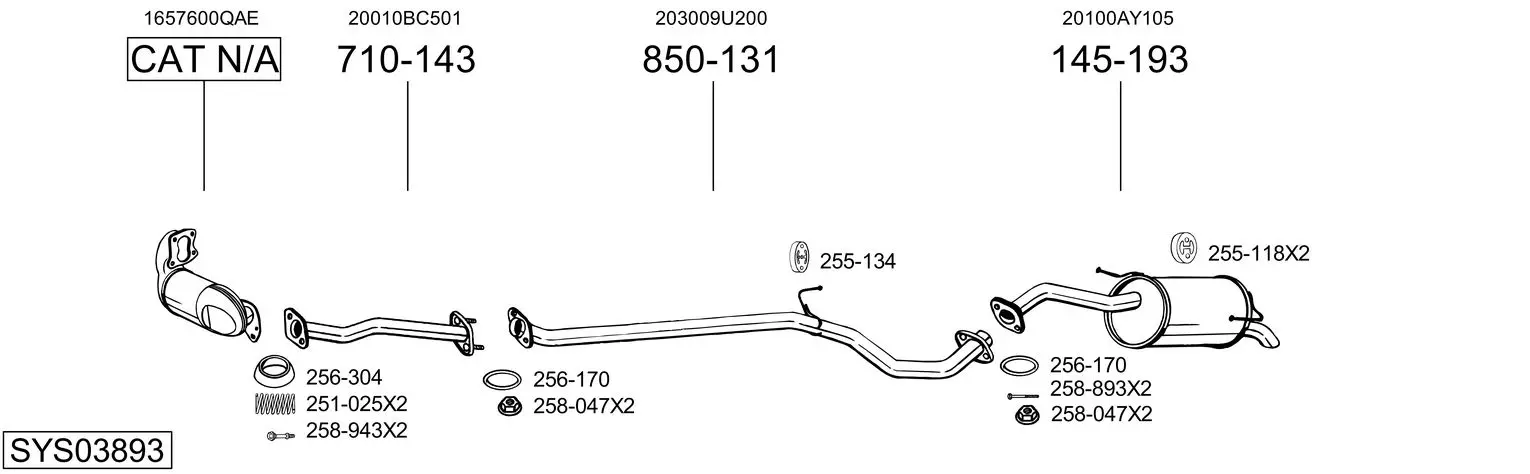 Изпускателна система BOSAL               