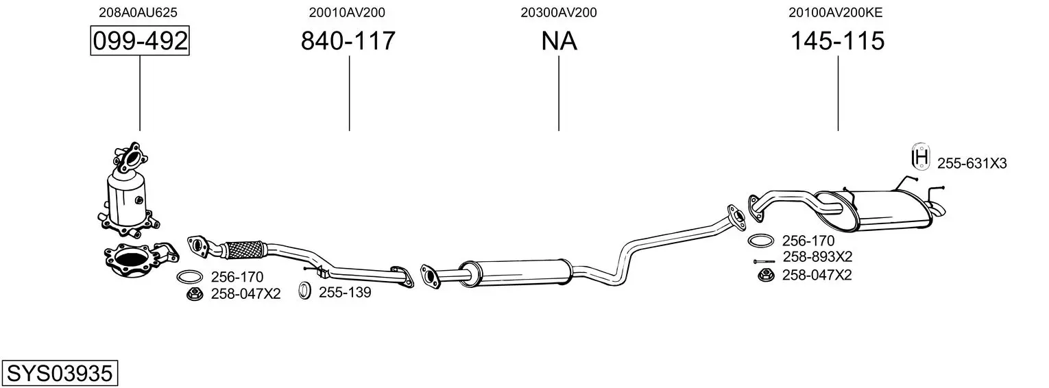 Изпускателна система BOSAL               
