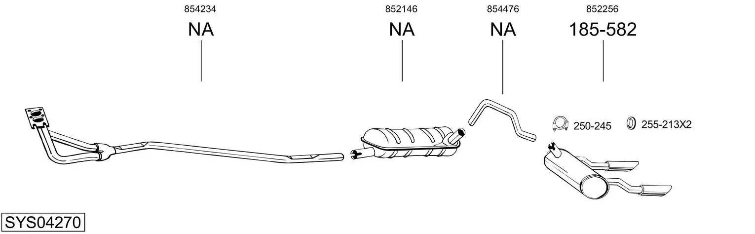 Изпускателна система BOSAL               