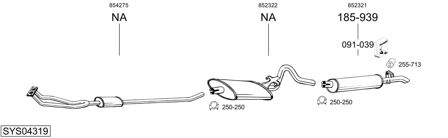 Изпускателна система BOSAL               