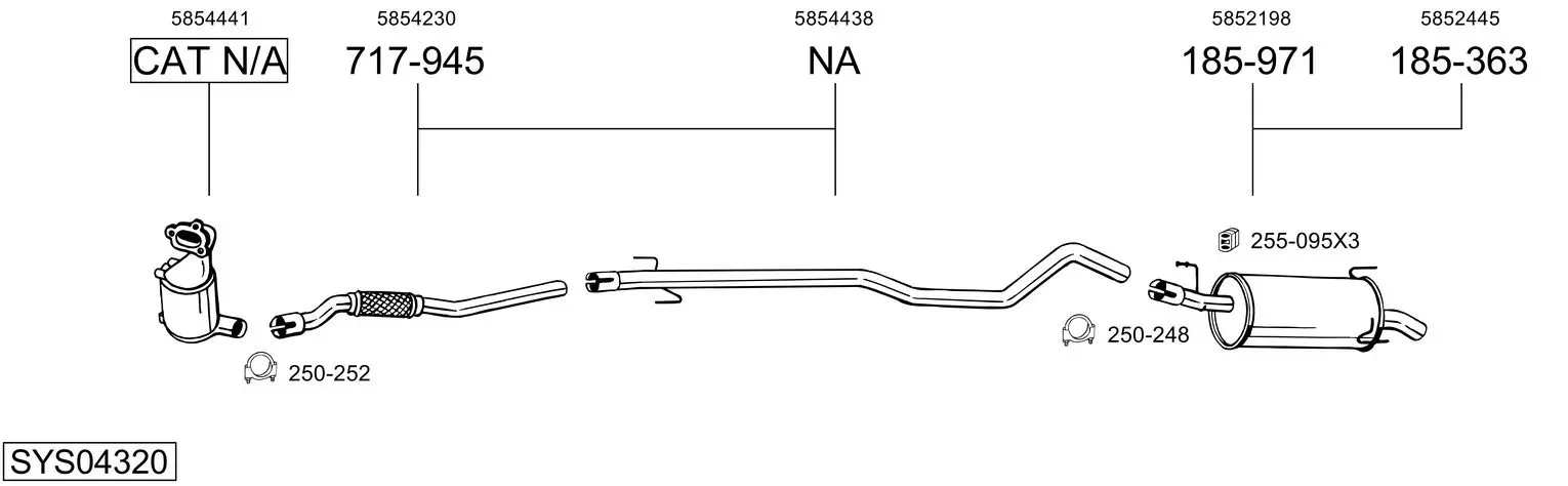 Изпускателна система BOSAL               