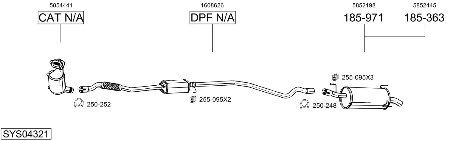 Изпускателна система BOSAL               