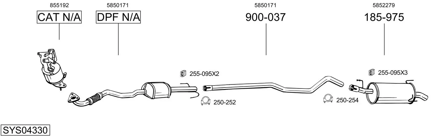 Изпускателна система BOSAL               