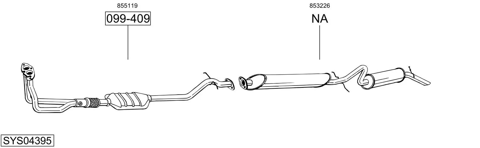 Изпускателна система BOSAL               