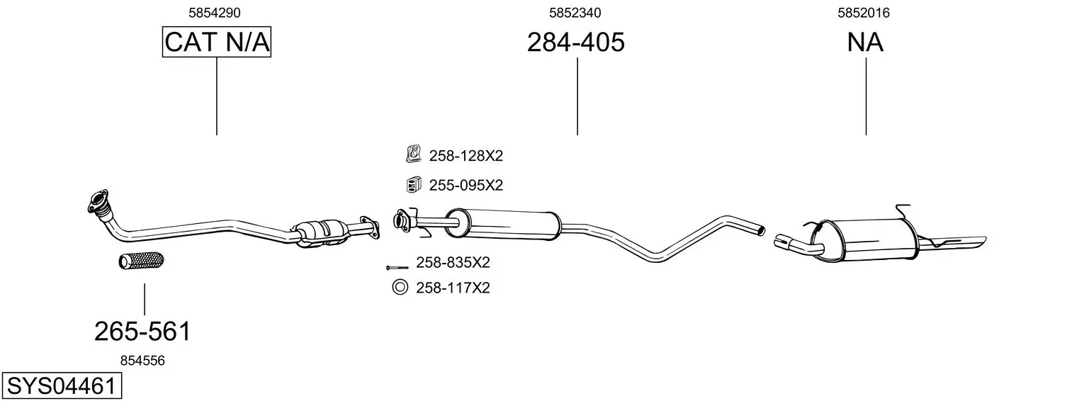 Изпускателна система BOSAL               
