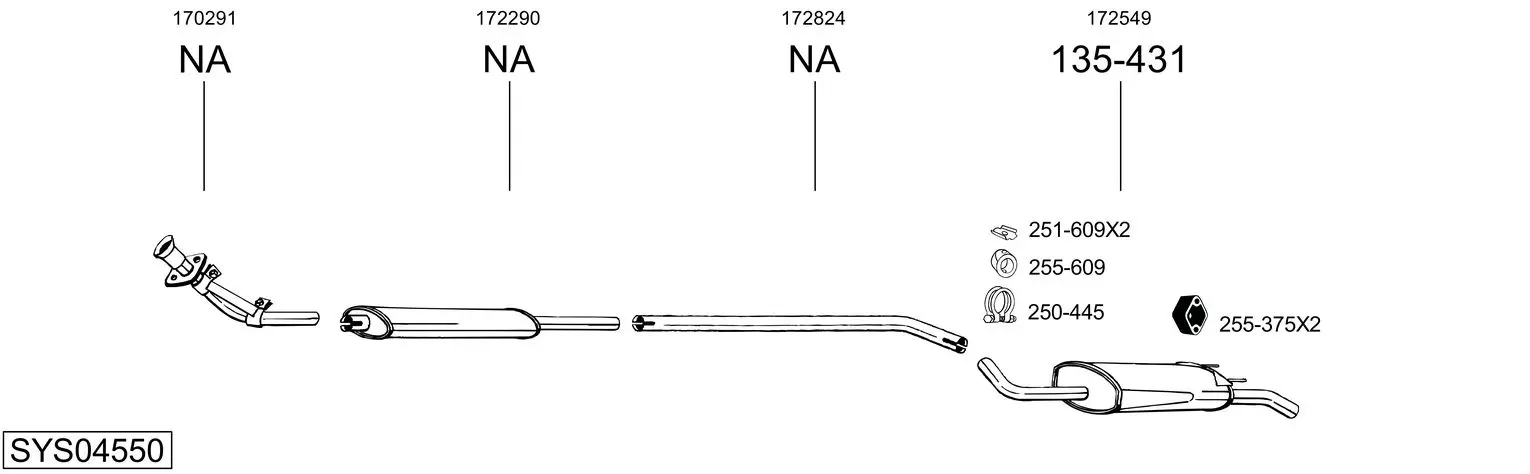 Изпускателна система BOSAL               