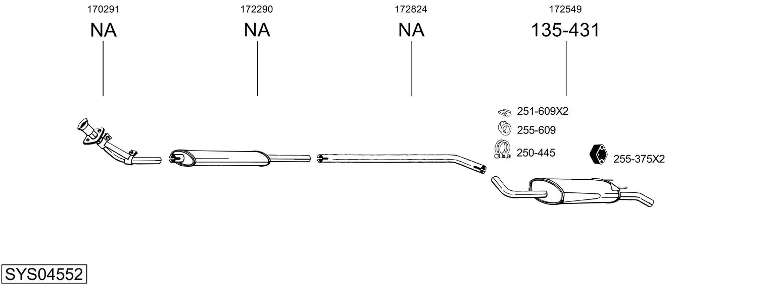 Изпускателна система BOSAL               