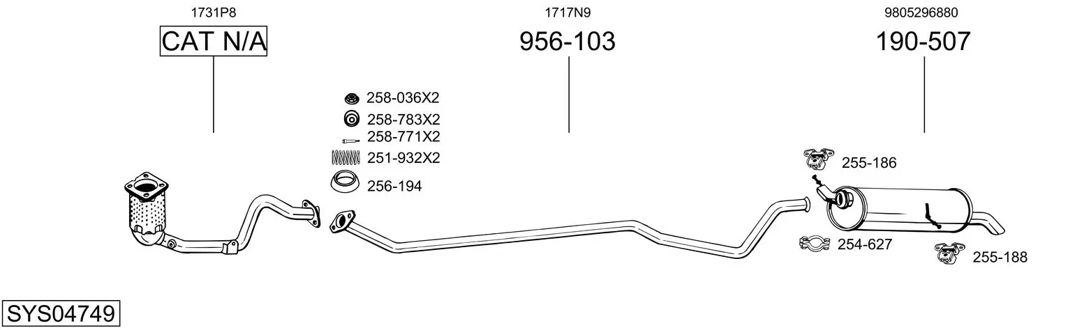 Изпускателна система BOSAL               