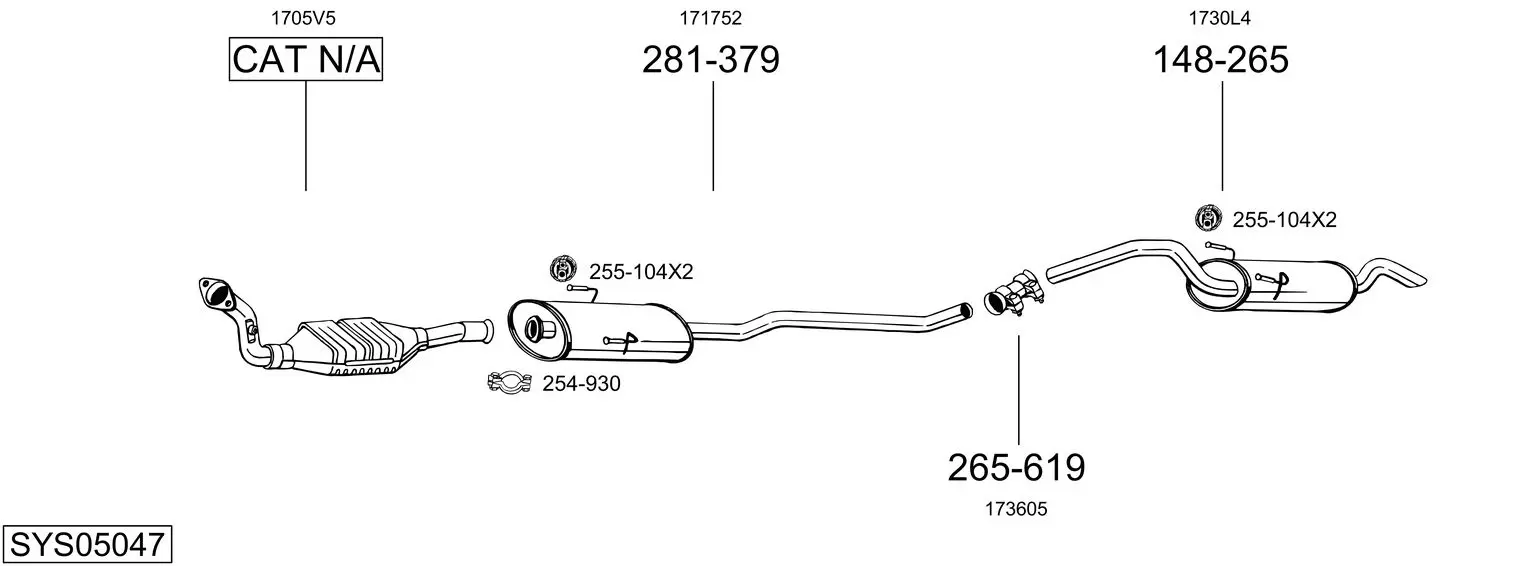 Изпускателна система BOSAL               