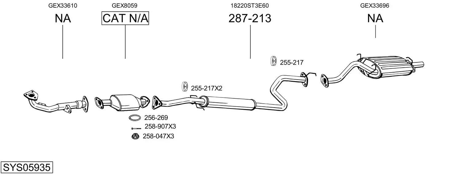Изпускателна система BOSAL               