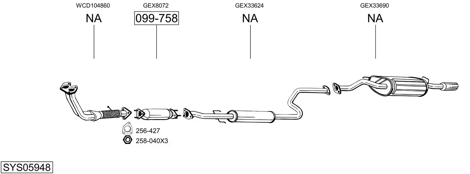Изпускателна система BOSAL               