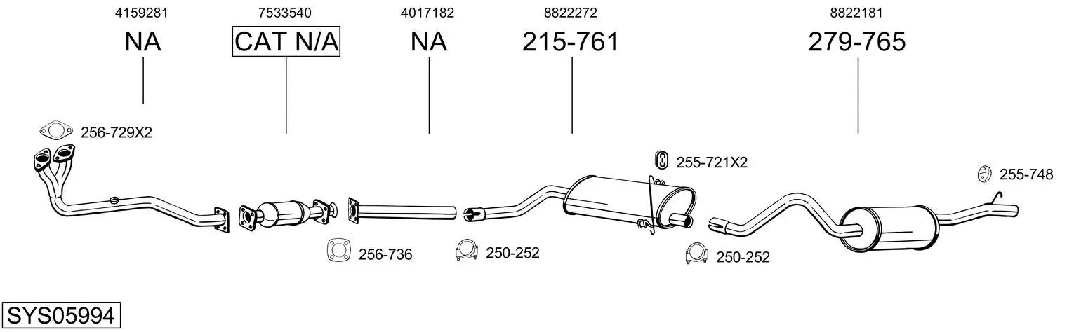 Изпускателна система BOSAL               