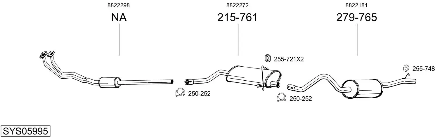Изпускателна система BOSAL               