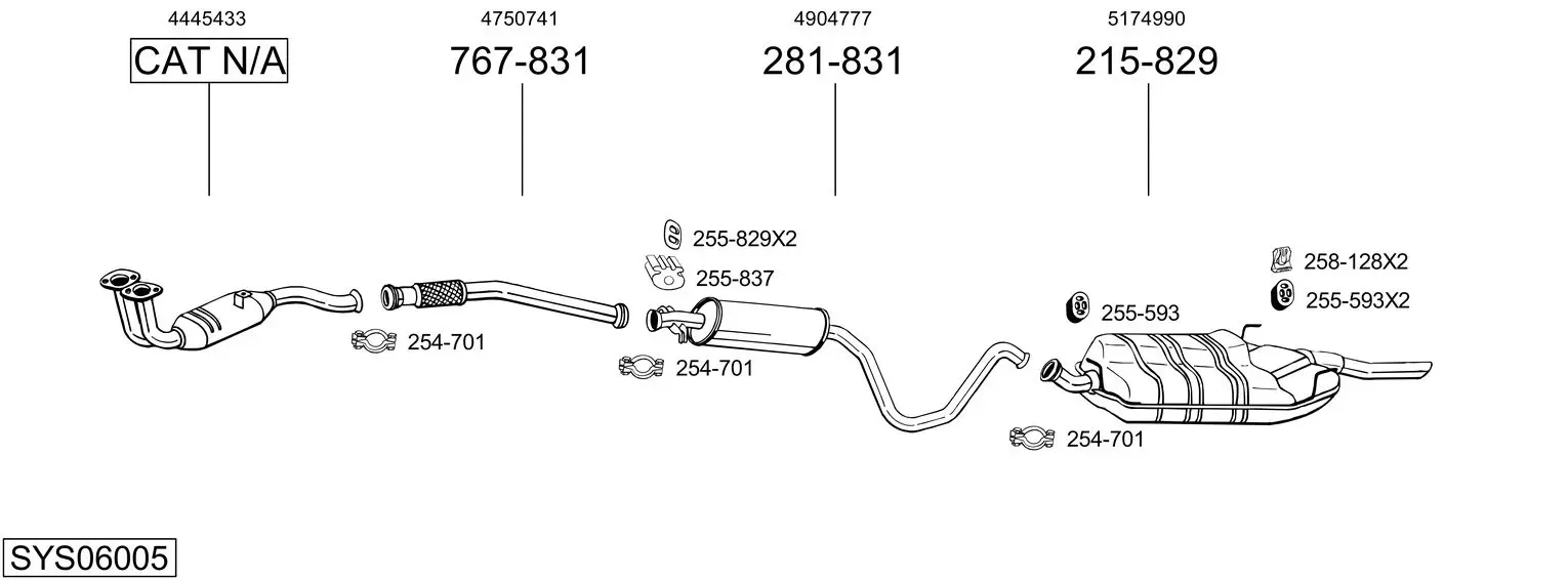 Изпускателна система BOSAL               