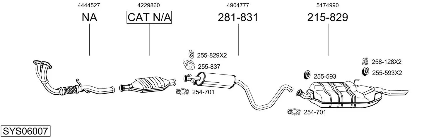 Изпускателна система BOSAL               
