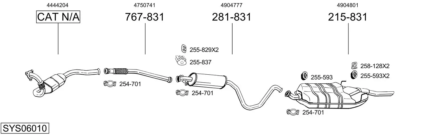 Изпускателна система BOSAL               