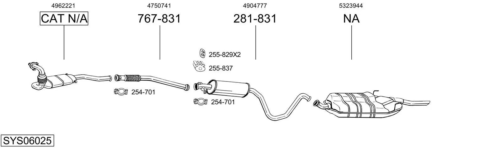 Изпускателна система BOSAL               