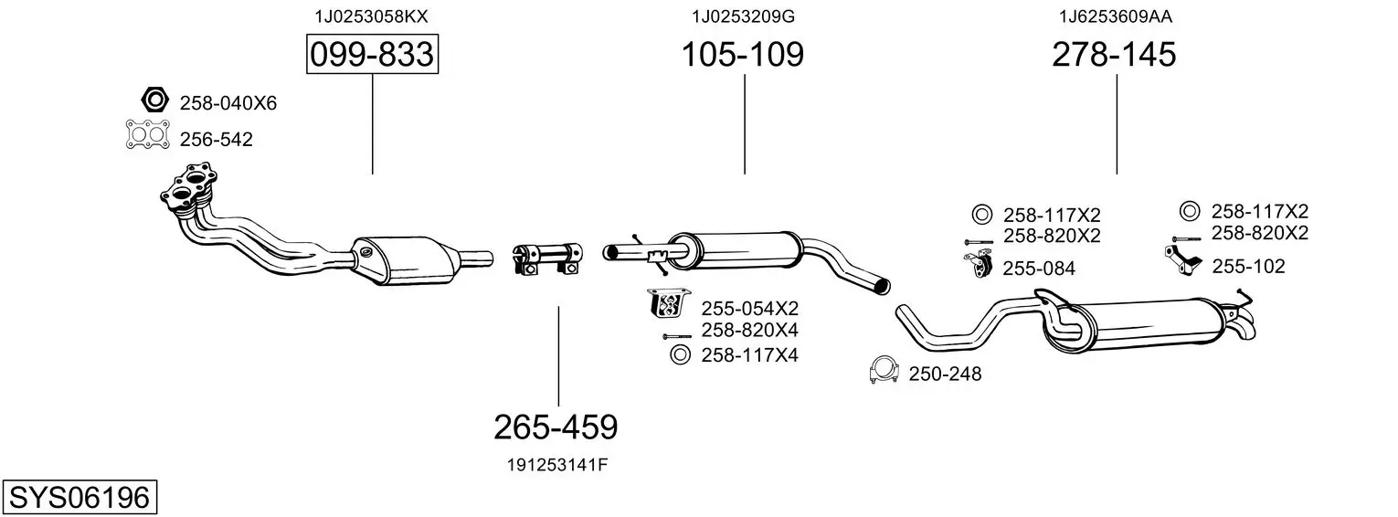 Изпускателна система BOSAL               