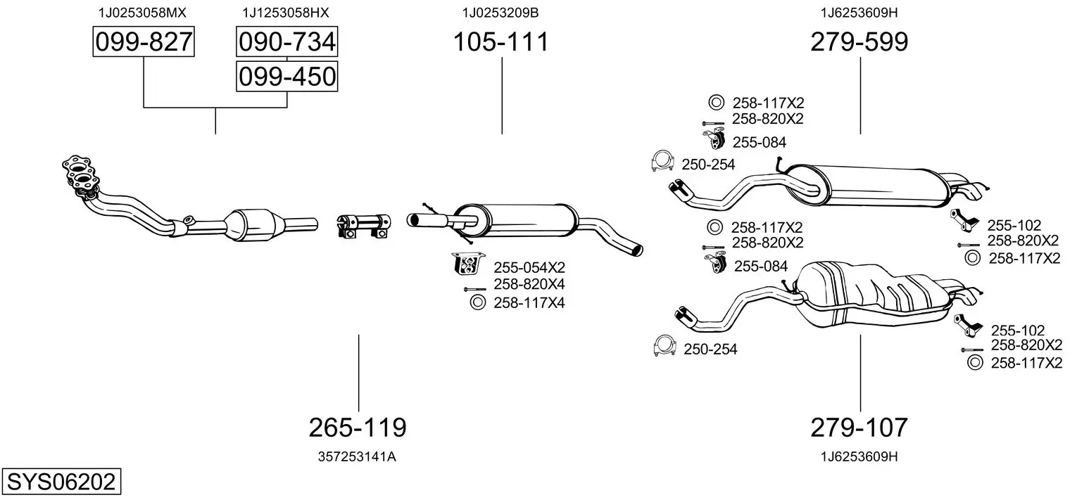 Изпускателна система BOSAL               