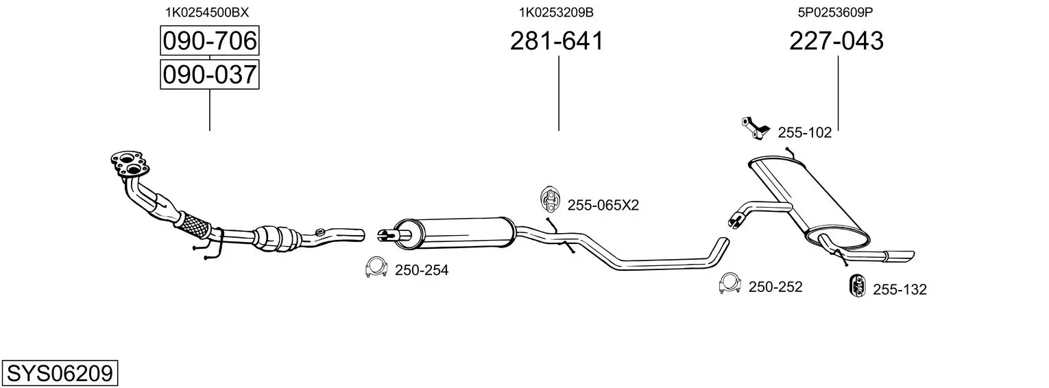 Изпускателна система BOSAL               