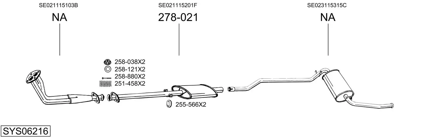 Изпускателна система BOSAL               