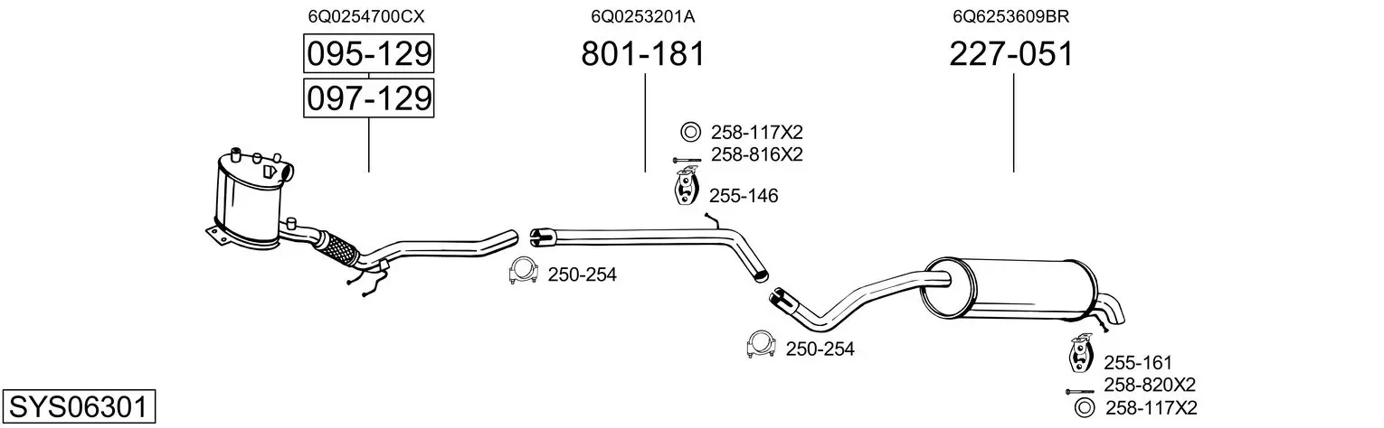Изпускателна система BOSAL               