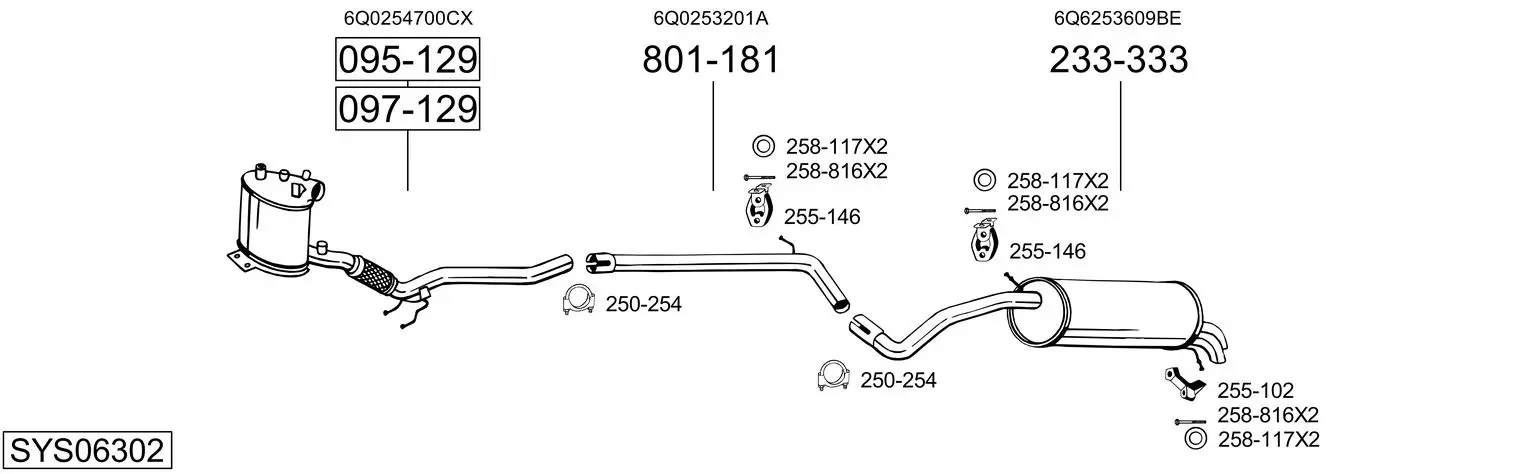 Изпускателна система BOSAL               