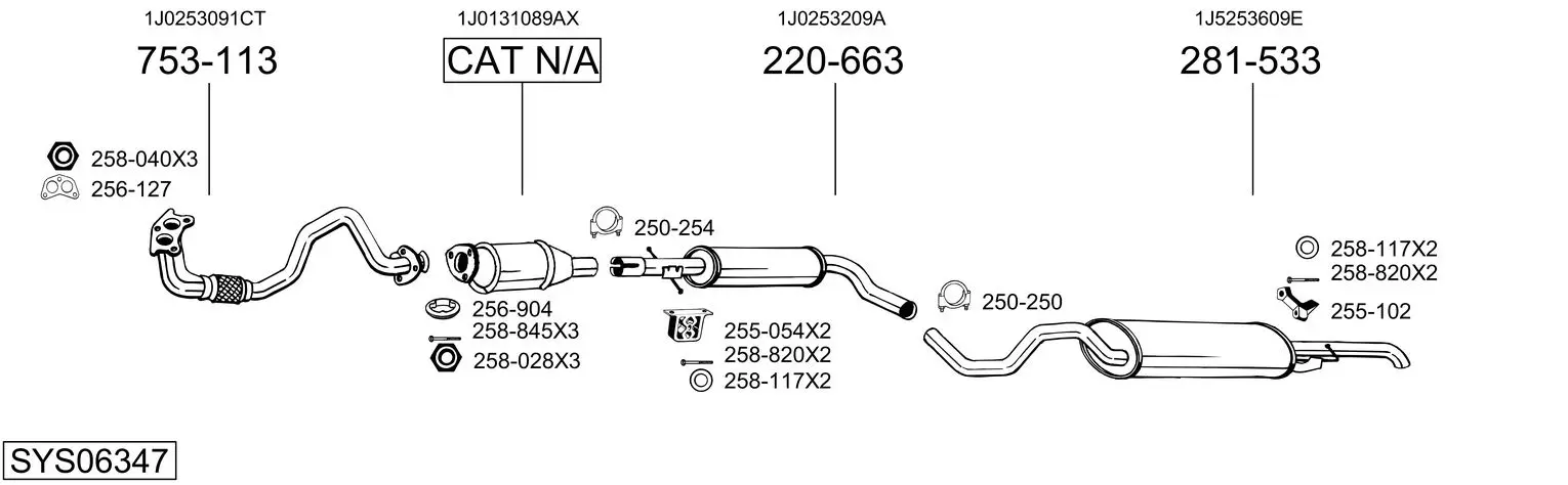 Изпускателна система BOSAL               