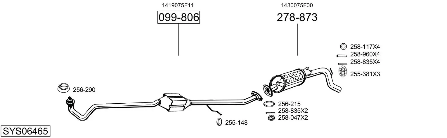 Изпускателна система BOSAL               
