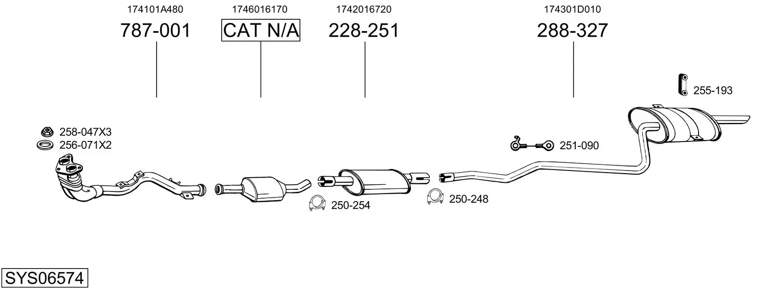 Изпускателна система BOSAL               