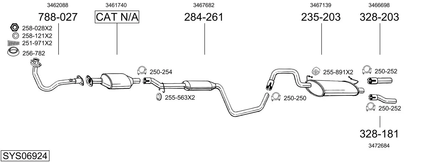 Изпускателна система BOSAL               